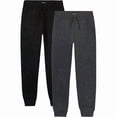thumbnail image 1 of Lee Boys Sweatpants Lightweight Cozy Basic Fleece Jogger Pants with Pockets 2 Pack, 1 of 7