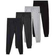 Lee Boys' Sweatpants - 4 Pack Basic Cozy Active Fleece Jogger Pants with Pockets (4-20)