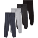 Wonder Nation Baby Boy Active Pants with Cuffs, 6-Pack, Sizes 0M-24M