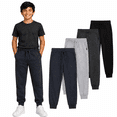 thumbnail image 1 of Lee Boys' Sweatpants - 4 Pack Basic Cozy Active Fleece Jogger Pants with Pockets (4-20), 1 of 7