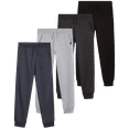 thumbnail image 1 of Lee Boys' Sweatpants - 4 Pack Basic Cozy Active Fleece Jogger Pants with Pockets (4-20), 1 of 7