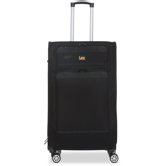 Lee Brand 28" Soft Side Check-In Luggage with 8 Spinner Wheels and Telescopic Handle