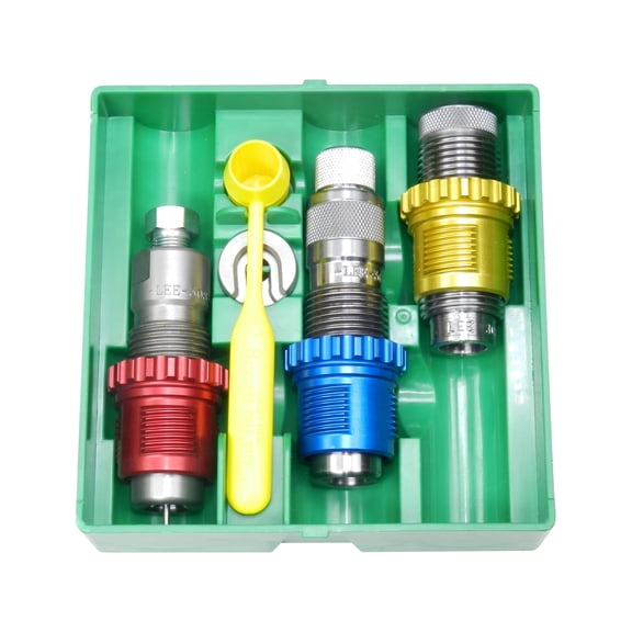 Lee Micrometer Breech Lock 243 Winchester Full Length Sizing, Bullet Seating, Factory Crimp 3 Die Set