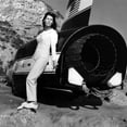thumbnail image 1 of Lee Breedlove With The Jet-Powered 'Land Of America' Land Speed Racer History (36 x 24), 1 of 2