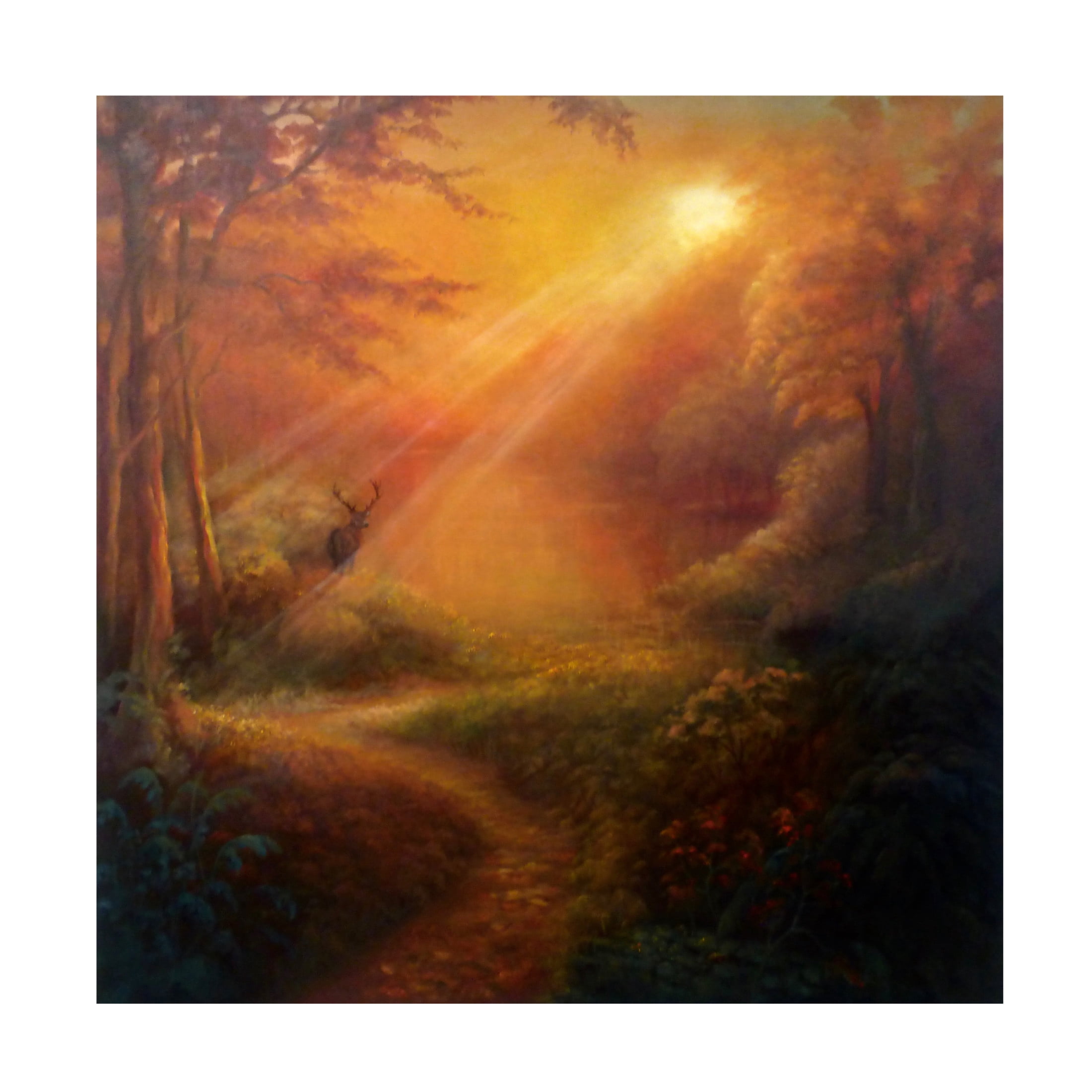 Lee Campbell 'The Awakening, 2022' Canvas Art - 24 x 24 Inches