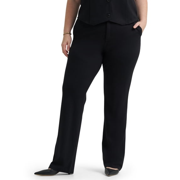 Lee® Women's Plus Straight Knit Pant, Sizes 4-24