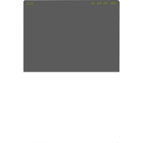 Lee Filters Neutral Density 0.6 Graduated Filter, Very Hard Edge, 100x150mm - Resin