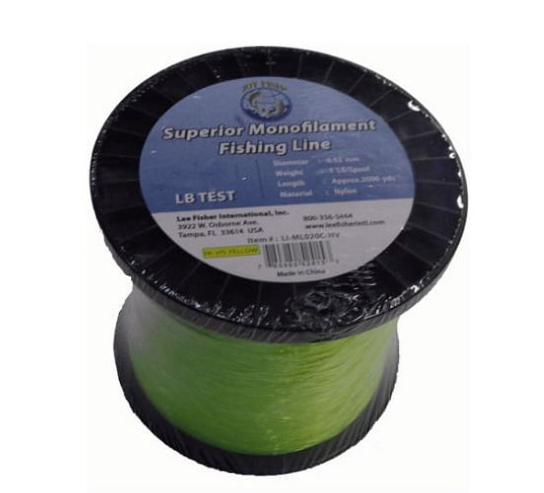Lee Fisher LI-ML060Q-HV Monofilament 1/4# 60lb Fishing Line Spool