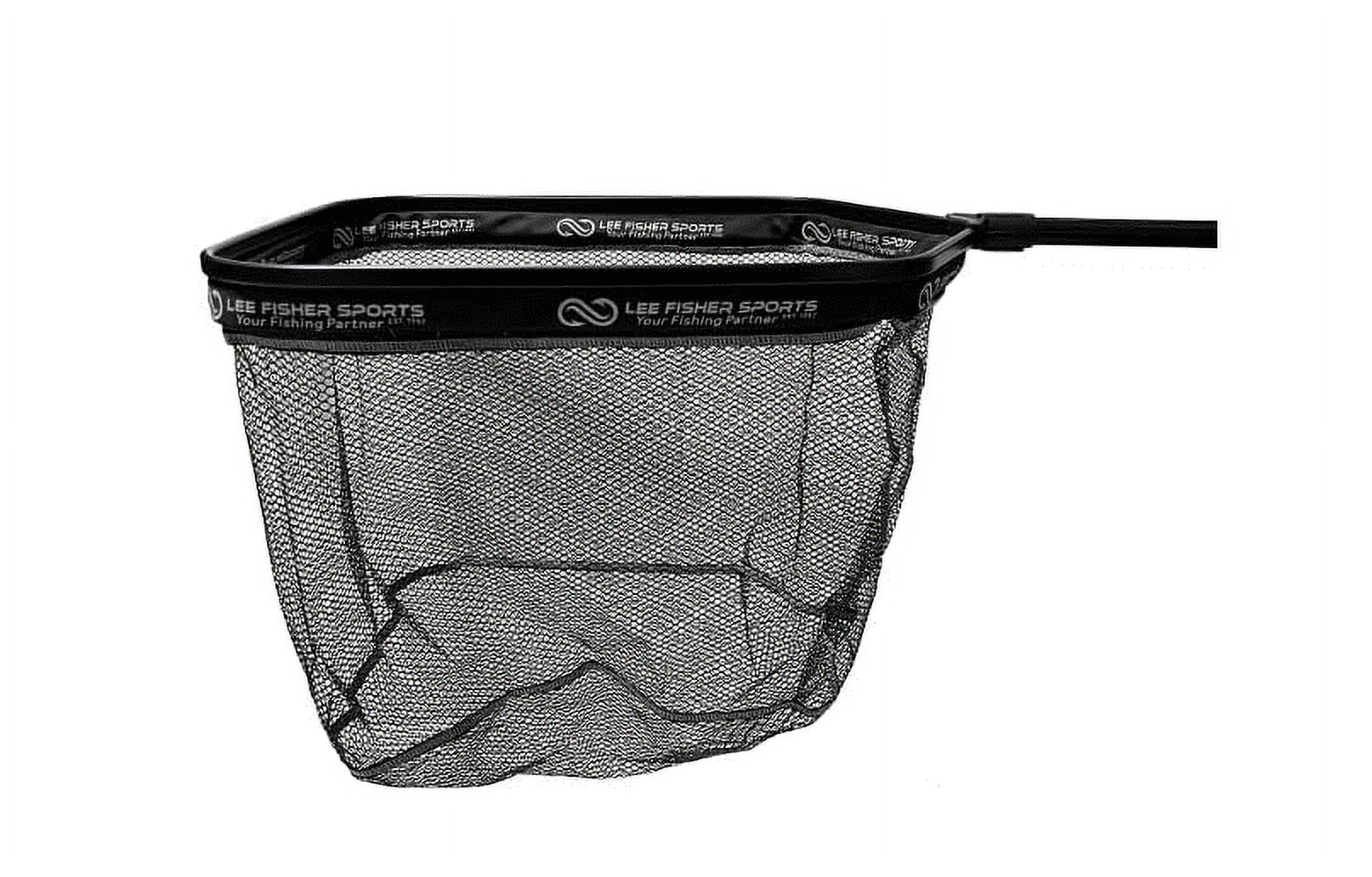 Lee Fisher Sports Foldable Floating Net 12" x 16" 12" - 22" Black