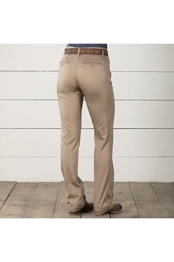 Women's Flex Motion Regular Fit Straight Leg Pant Flax, 2