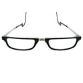 thumbnail image 1 of Lee Foldable Square Black on Black Cord, Neckglasses Pendant, Reading Glasses, Convenient, Classic Style, Discreet, Easy Care - 1.5 - Black, 1 of 6