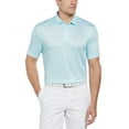 thumbnail image 1 of Lee Golf Men's and Big Men’s Plaid Short Sleeve Golf Polo Shirt, up to Size 3X, 1 of 4