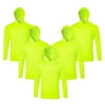 thumbnail image 1 of Men's 5-Pack UPF 50+ Sun Protection Hoodies, Quick Dry Long Sleeve Shirts for Outdoor Gym, 1 of 9
