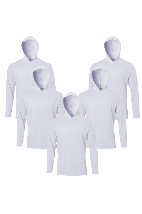 UPF 50+ Quick Dry Long Sleeve, Hoodies, 5-Pack (Men's)