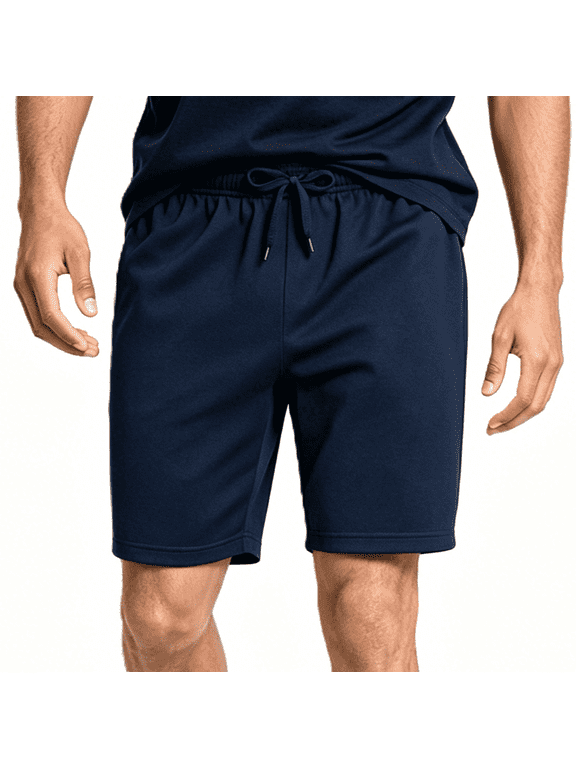 Men's Quick Dry Mesh Shorts, Drawstring Waist, 2 Pockets Sports, Casual & Outdoor