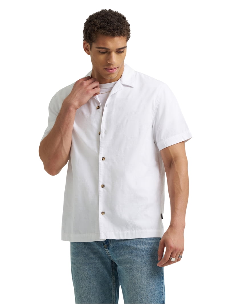 pocketless dress shirts Men's Long Sleeve Specialized Pocketless Polyester Work Shirt