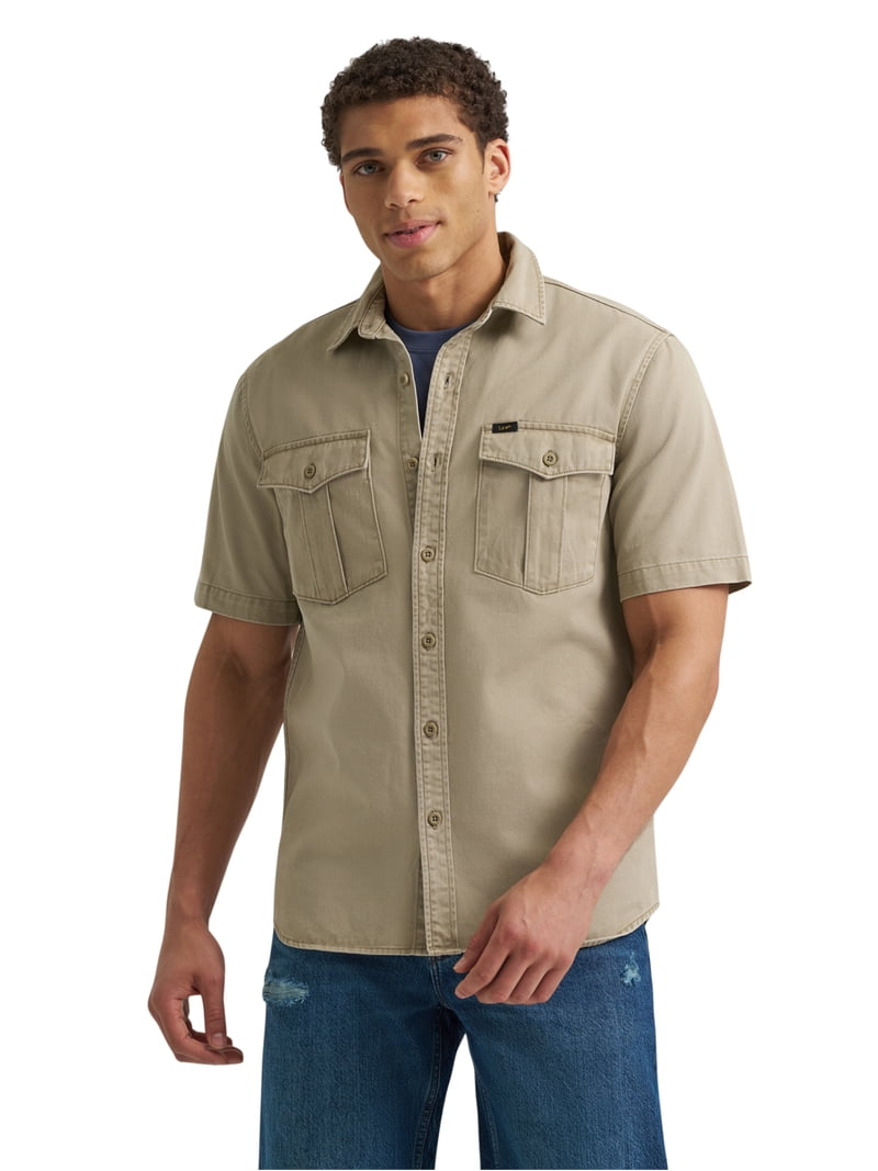 Lee® Men's Heritage Short Sleeve Surplus Shirt, Sizes S-3XL