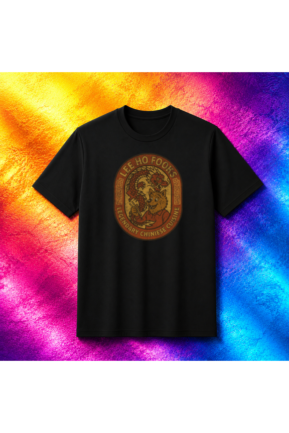 Lee Ho Fooks Legendary Chinese Cuisine Retro Dragon Unisex T-Shirt, S-5XL