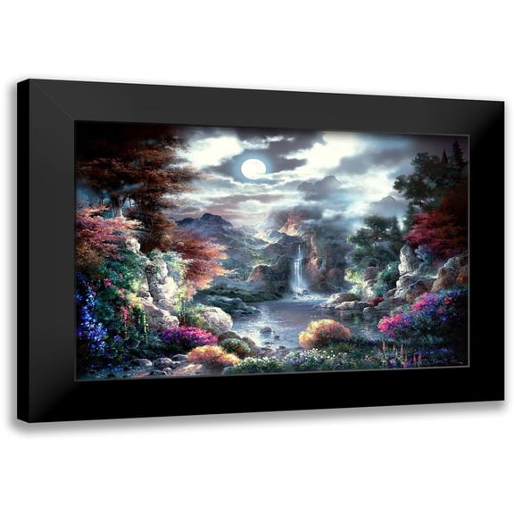 Lee, James 14x11 Black Modern Framed Museum Art Print Titled - Full Moon