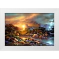 thumbnail image 1 of Lee, James 18x13 White Modern Wood Framed Museum Art Print Titled - Sunset Creek, 1 of 4