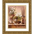 thumbnail image 1 of Lee, James 26x32 Gold Ornate Wood Framed with Double Matting Museum Art Print Titled - Floral Elegance 2, 1 of 4