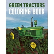 Green Tractors Coloring Book, Paperback
