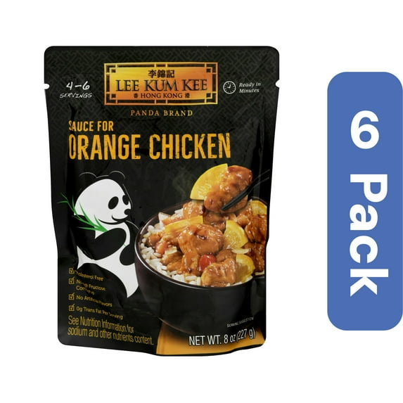 Lee Kum Kee Chicken Mandarin Orange Sauce 8 oz (Pack of 6)