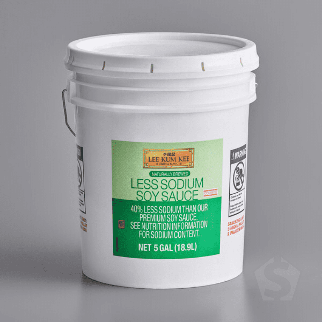 Lee Kum Kee Less Sodium Soy Sauce 5 Gallon