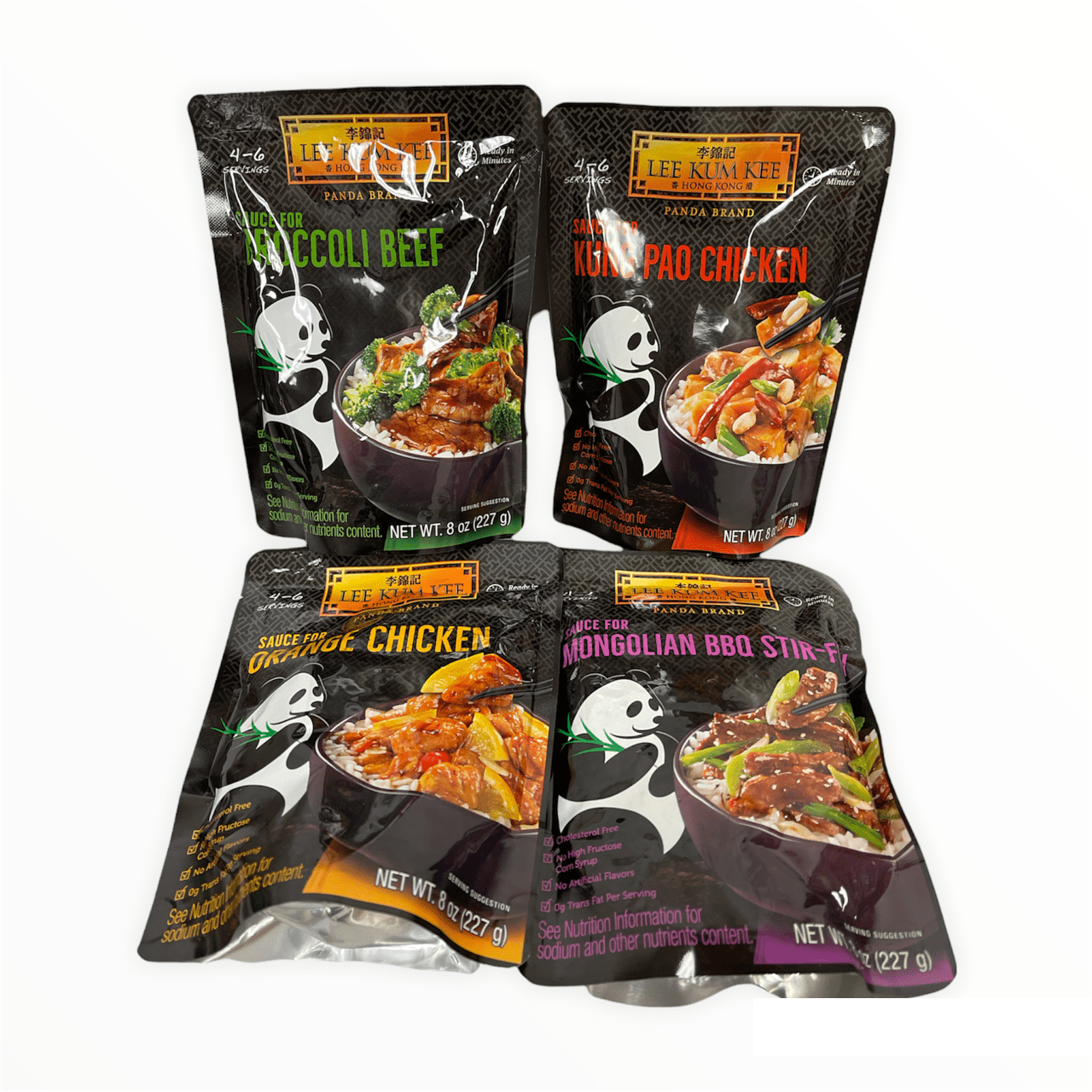 Lee Kum Kee Panda Brand Sauce, Kung Pao Chicken, Orange Chicken