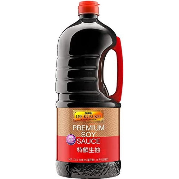Lee Kum Kee PREMIUM SOY SAUCE FAMILY PACK 59 fl oz each Bottle (2 PACK)