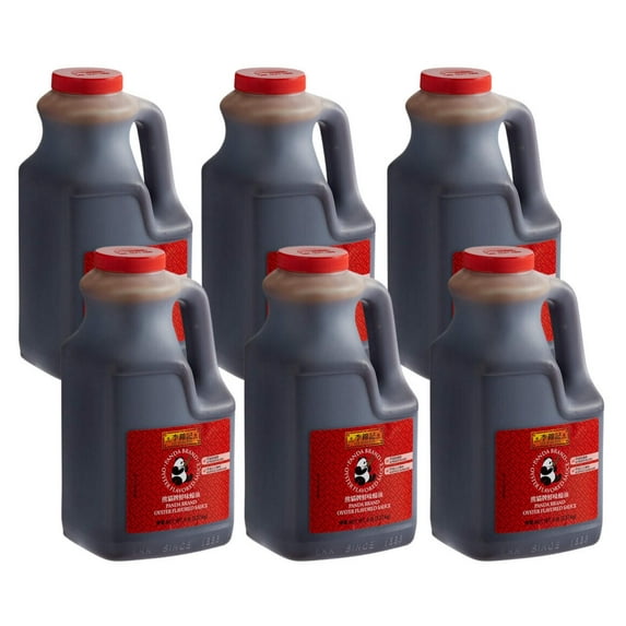 Lee Kum Kee Panda Brand Oyster Flavored Sauce - 5 lb, (6/Case) | Authentic Umami Enhancer