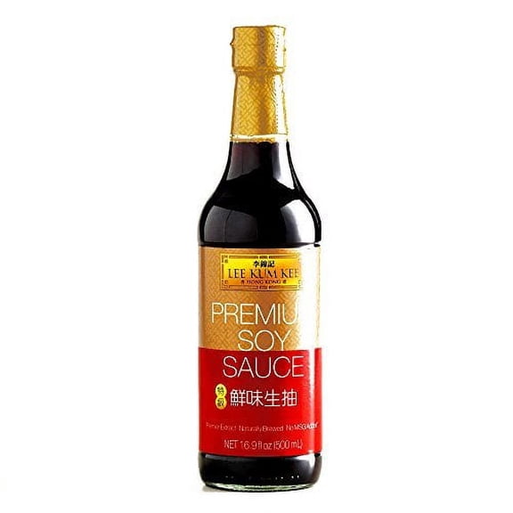 Lee Kum Kee Premium Soy Sauce 16.9 oz each (2 Items Per Order)