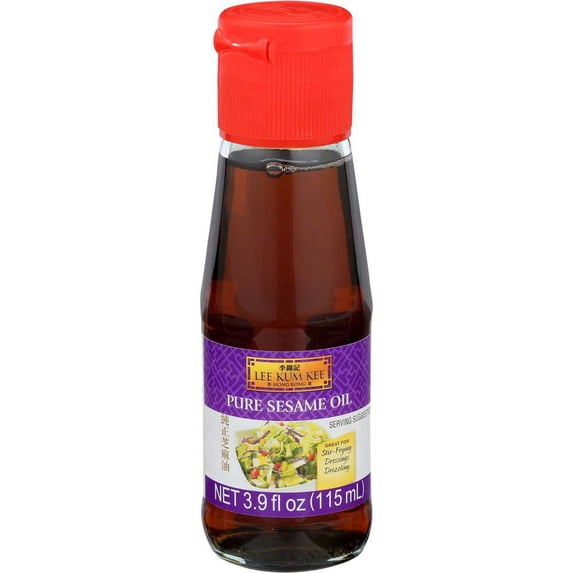 Lee Kum Kee Pure Seasame Oil, 3.9 Fluid Ounce -- 12 per case.