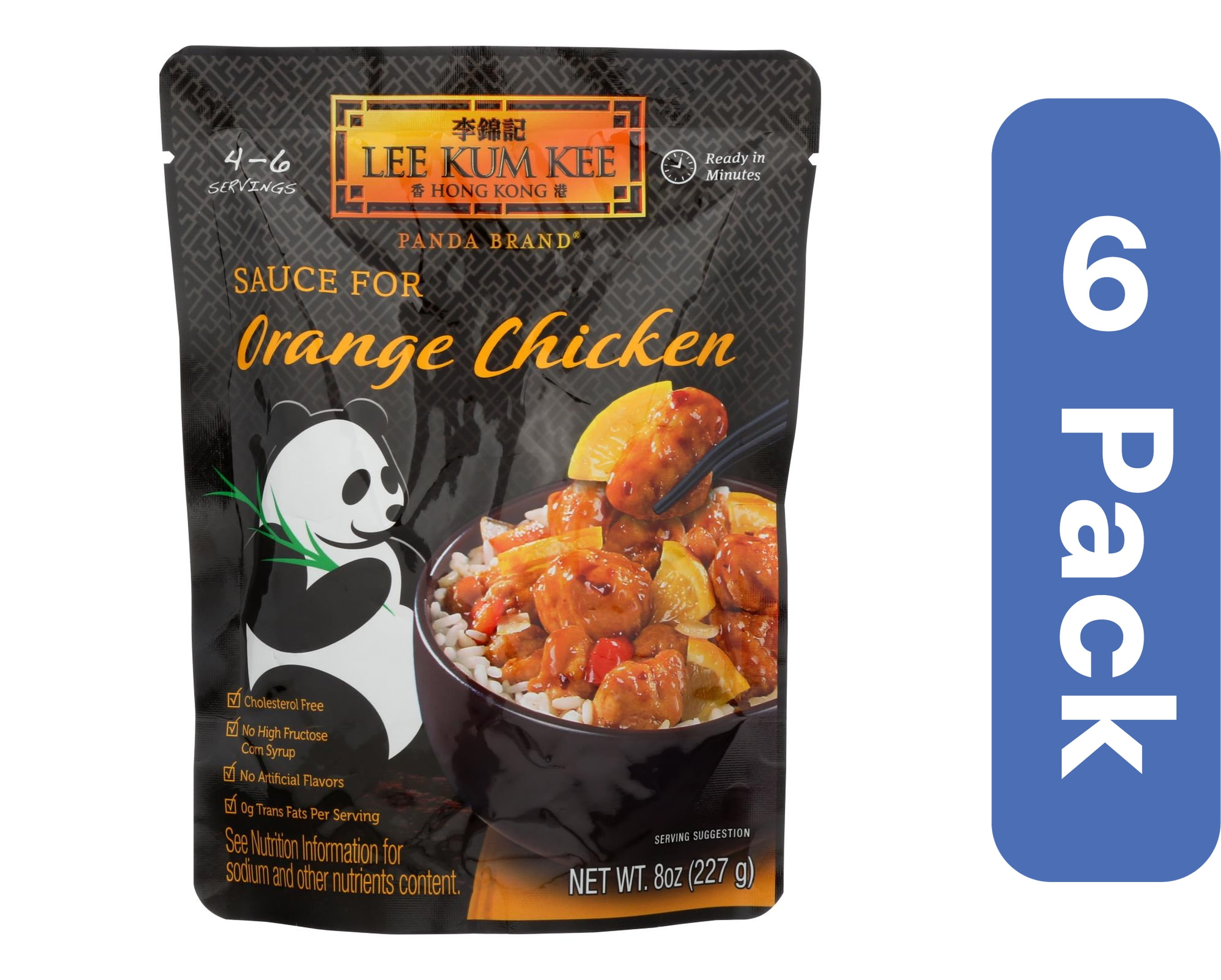 Lee Kum Kee Sauce - Ready to Serve - Orange Chicken - 8 oz - case of 6