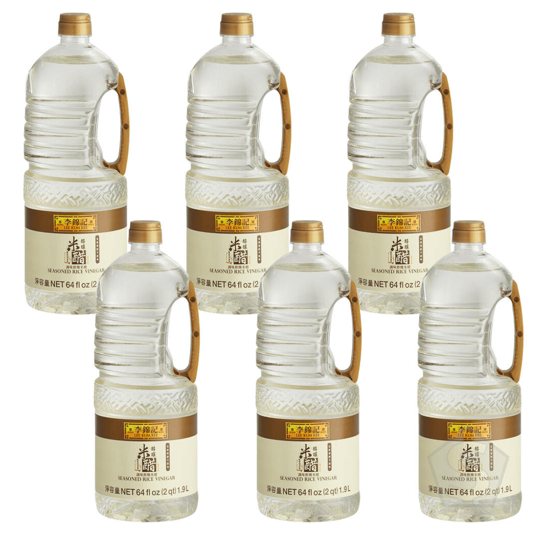 Lee Kum Kee Seasoned Rice Vinegar 1/2 Gallon - 6/Case
