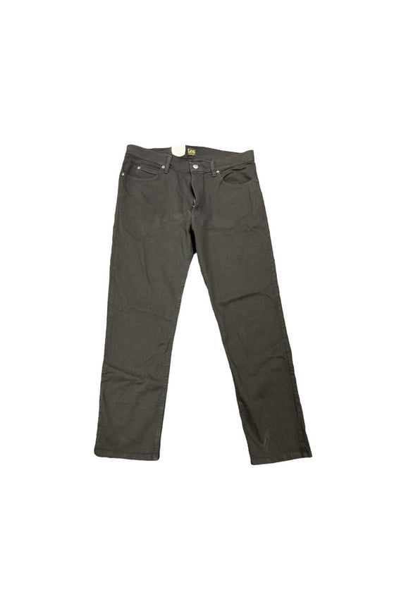 Men's 5 Pocket Regular Straight Leg Denim Comfort Stretch Jean (Black Onyx, 36x34)