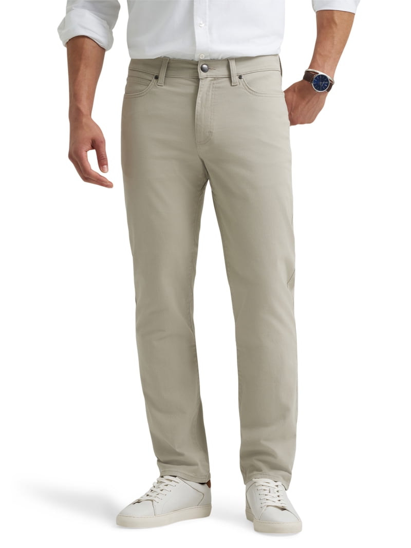Lee Men's 5-Pocket Twill Pant - Walmart.com