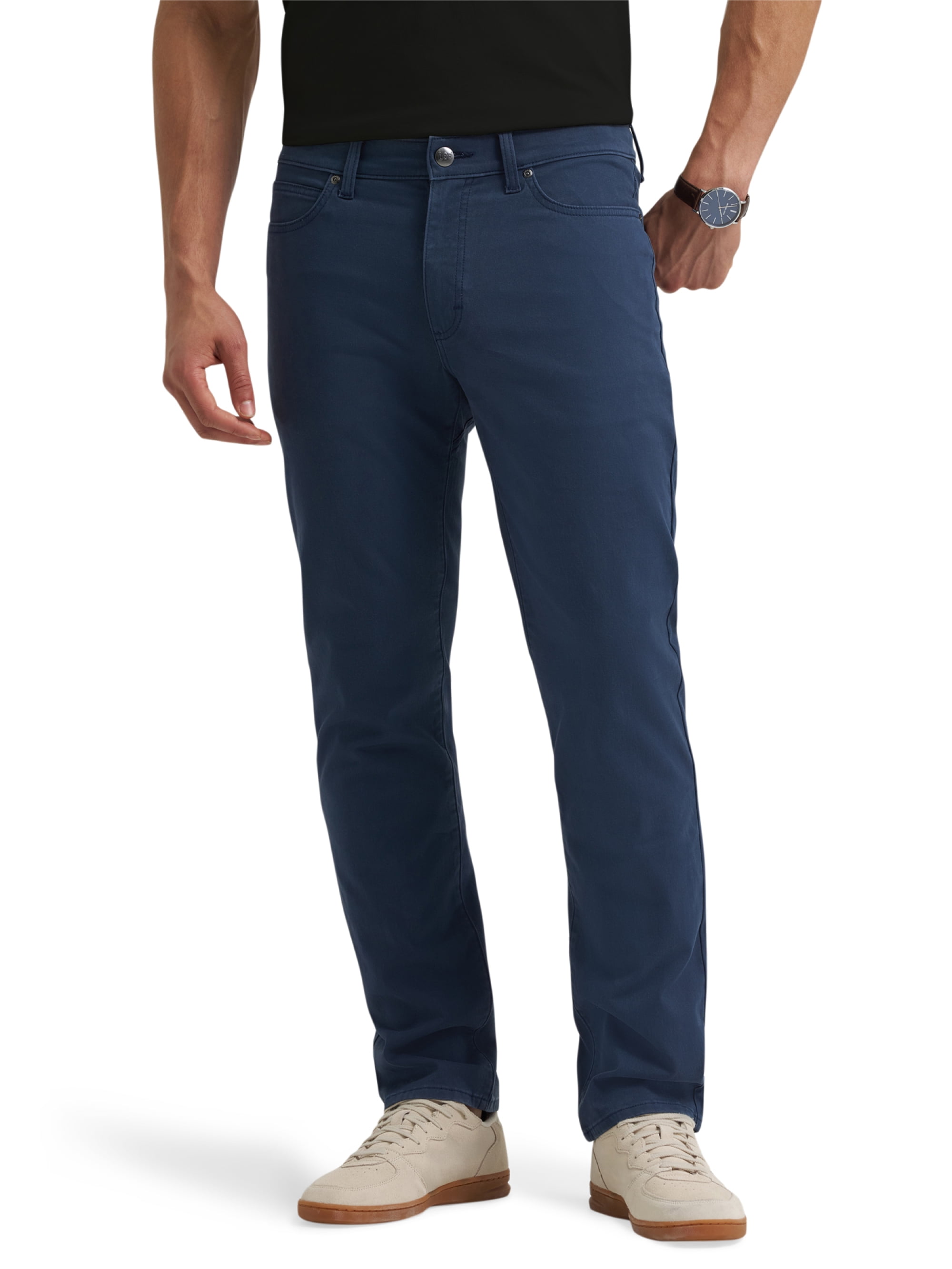 Lee Men's 5-Pocket Twill Pant - Walmart.com