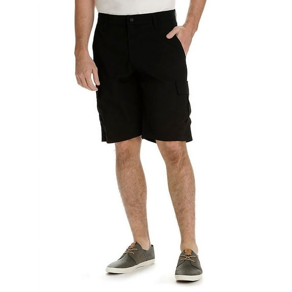 Lee Men's Big & Tall Dungarees Performance Cargo Short - Black, Black, 50