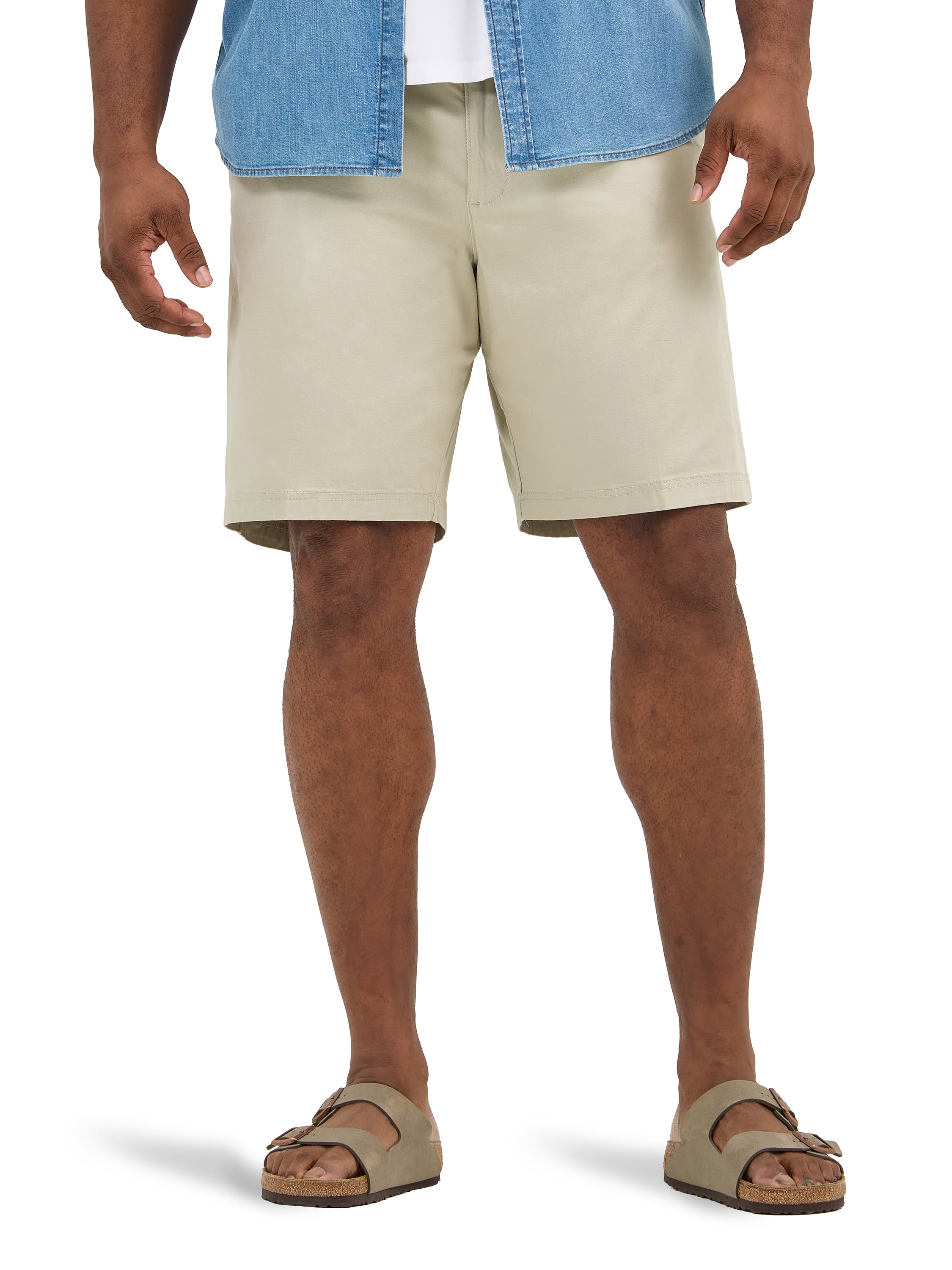 Lee Big Men's Extreme Comfort 10" Flat Front Short, Sizes 42-54