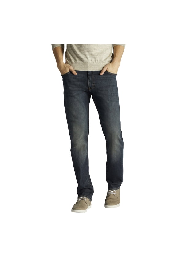 Men’s Big & Tall Extreme Motion Straight Fit Tapered Leg Jeans