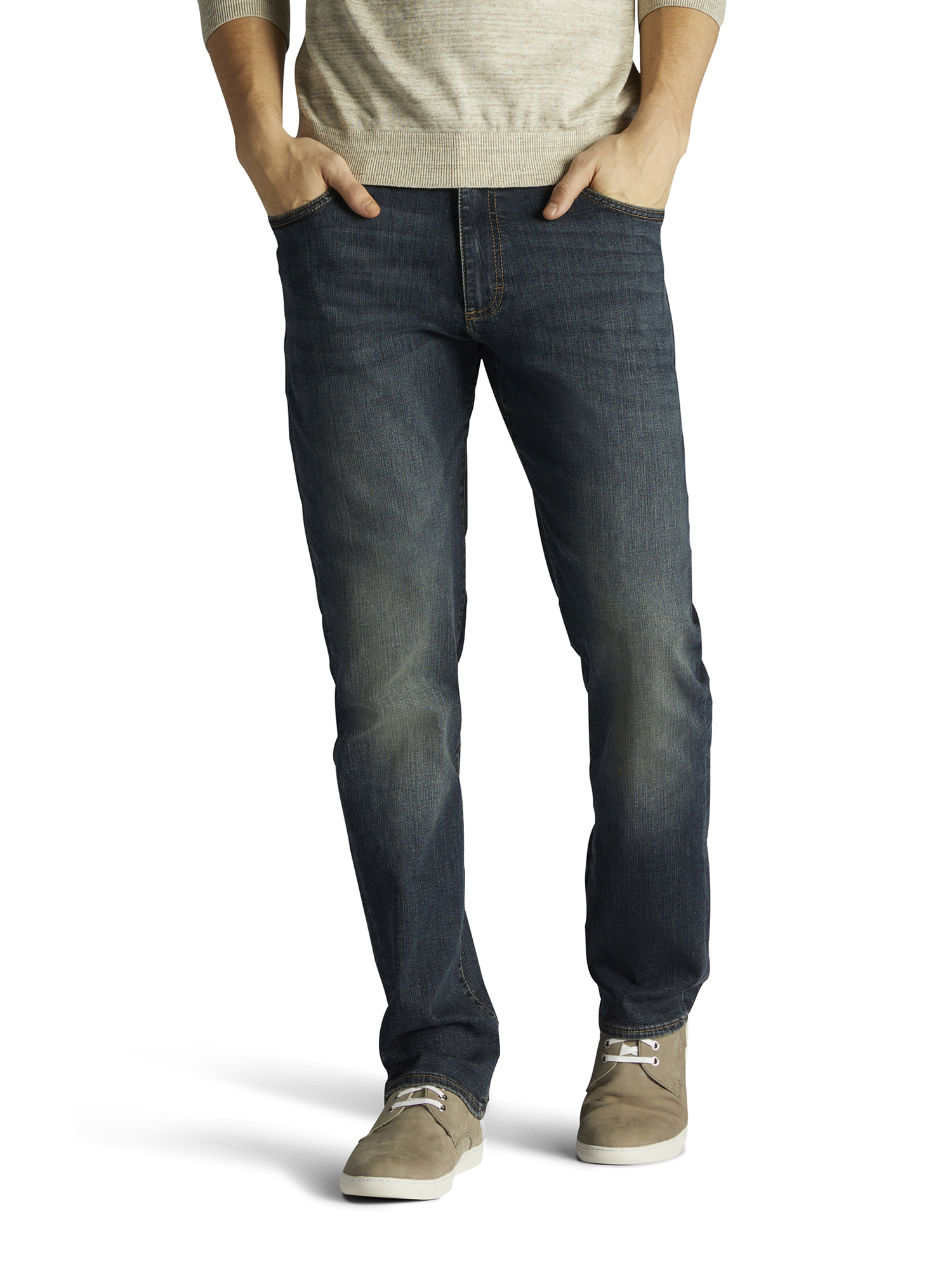 Lee Men's Big & Tall Extreme Motion Jeans, Straight Fit photo 1
