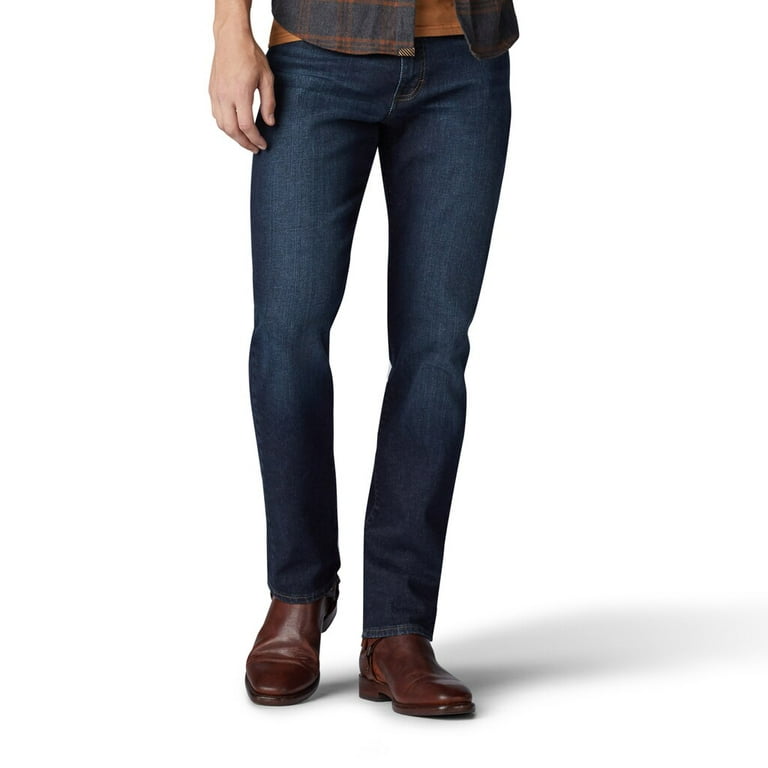 Lee Men s Big Tall Extreme Motion Straight Fit Tapered Leg Jeans Walmart