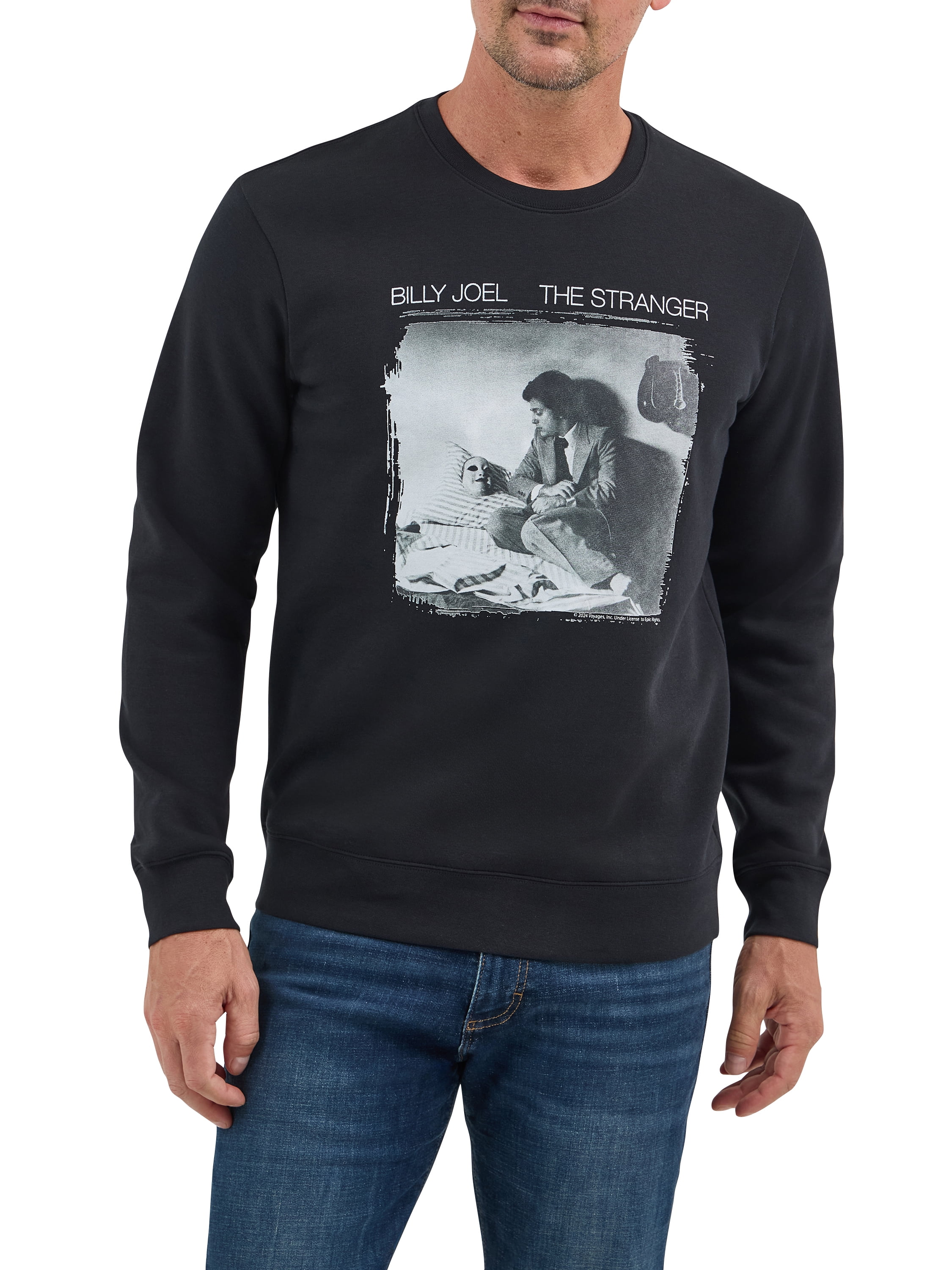 Lee men's Billy Joel Graphic Fleece Pullover Long Sleeve - Walmart.com