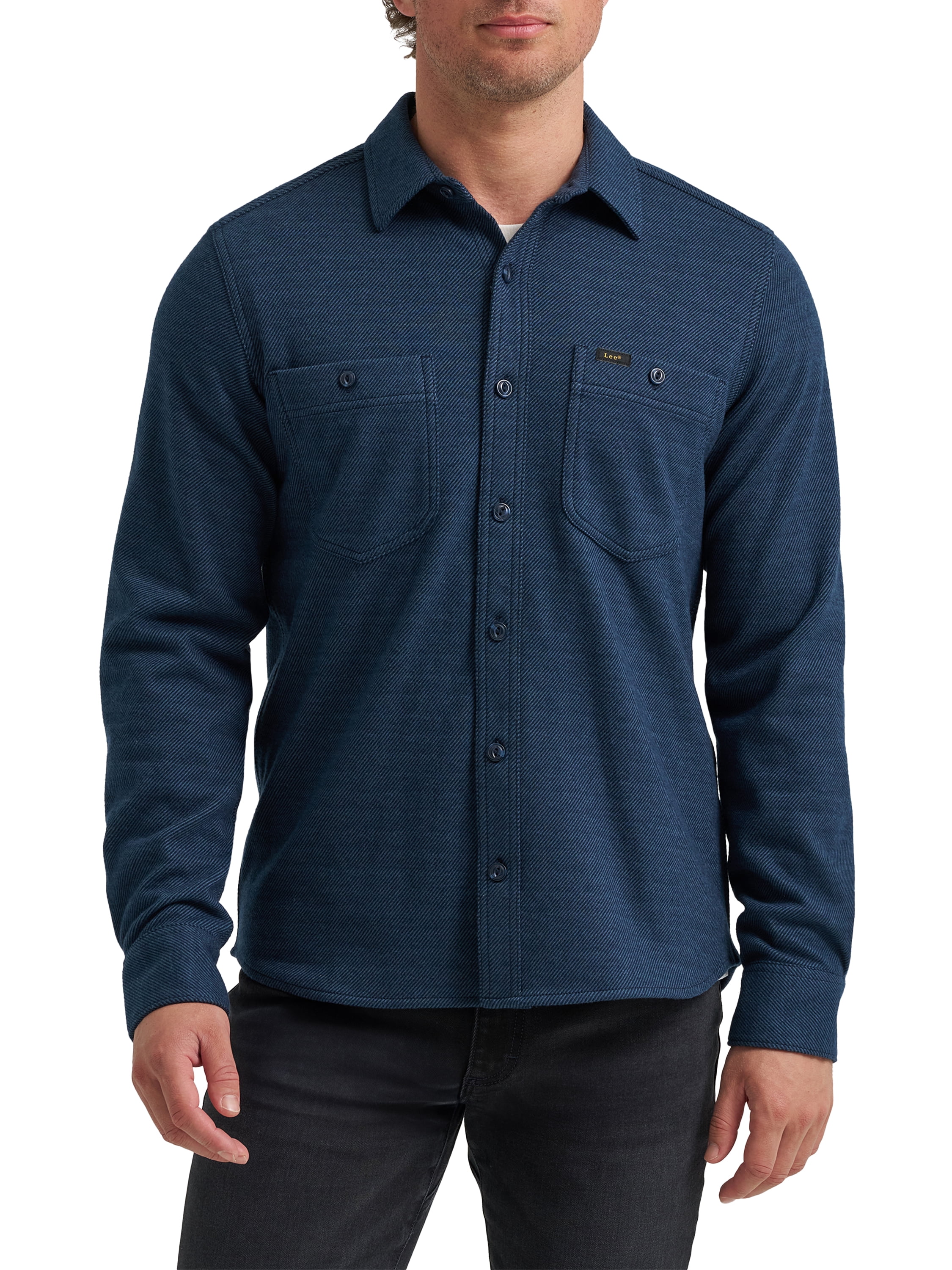Lee® Men's Brushed Knit Shop Shirt