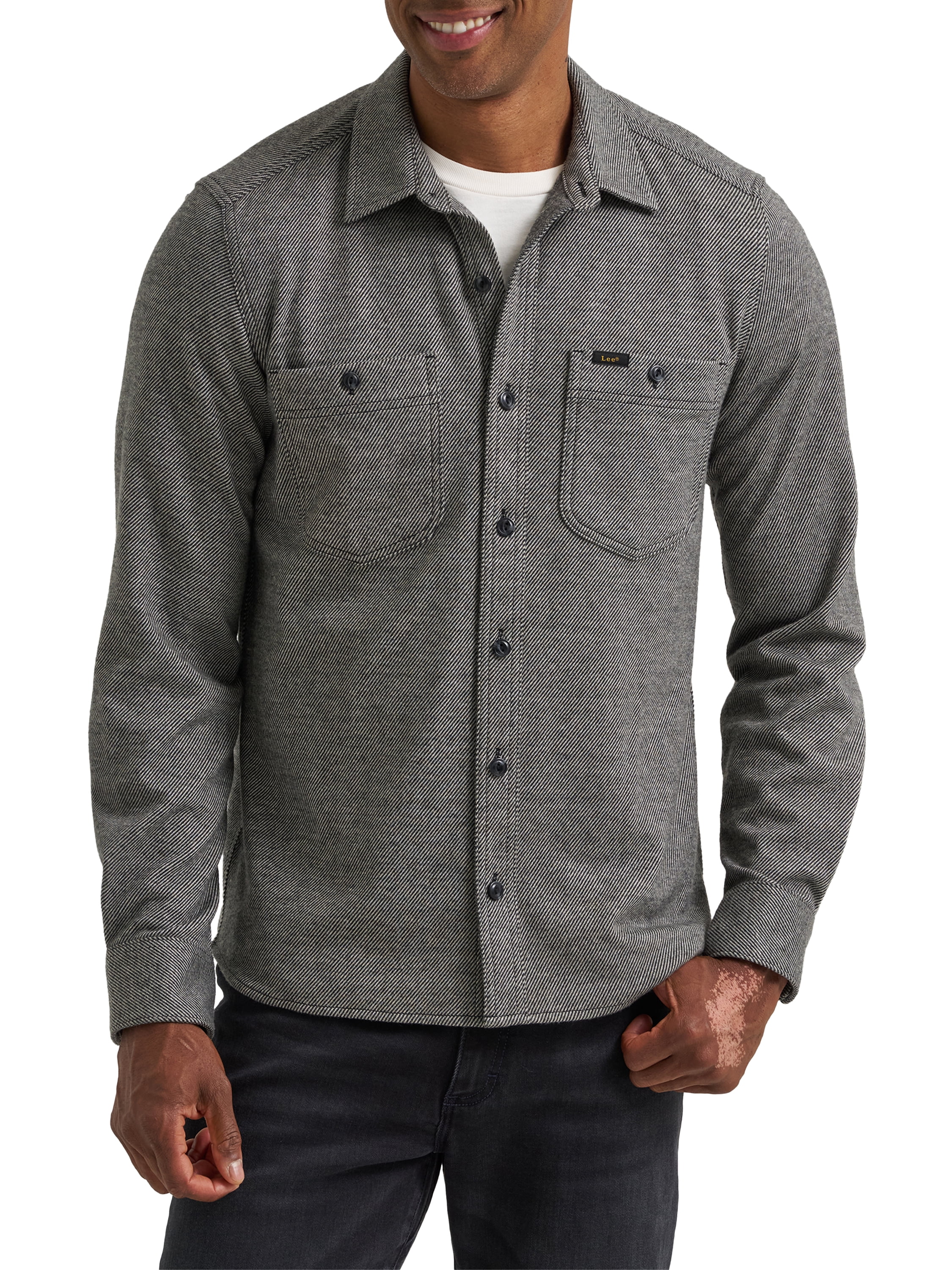 Lee® Men's Brushed Knit Shop Shirt