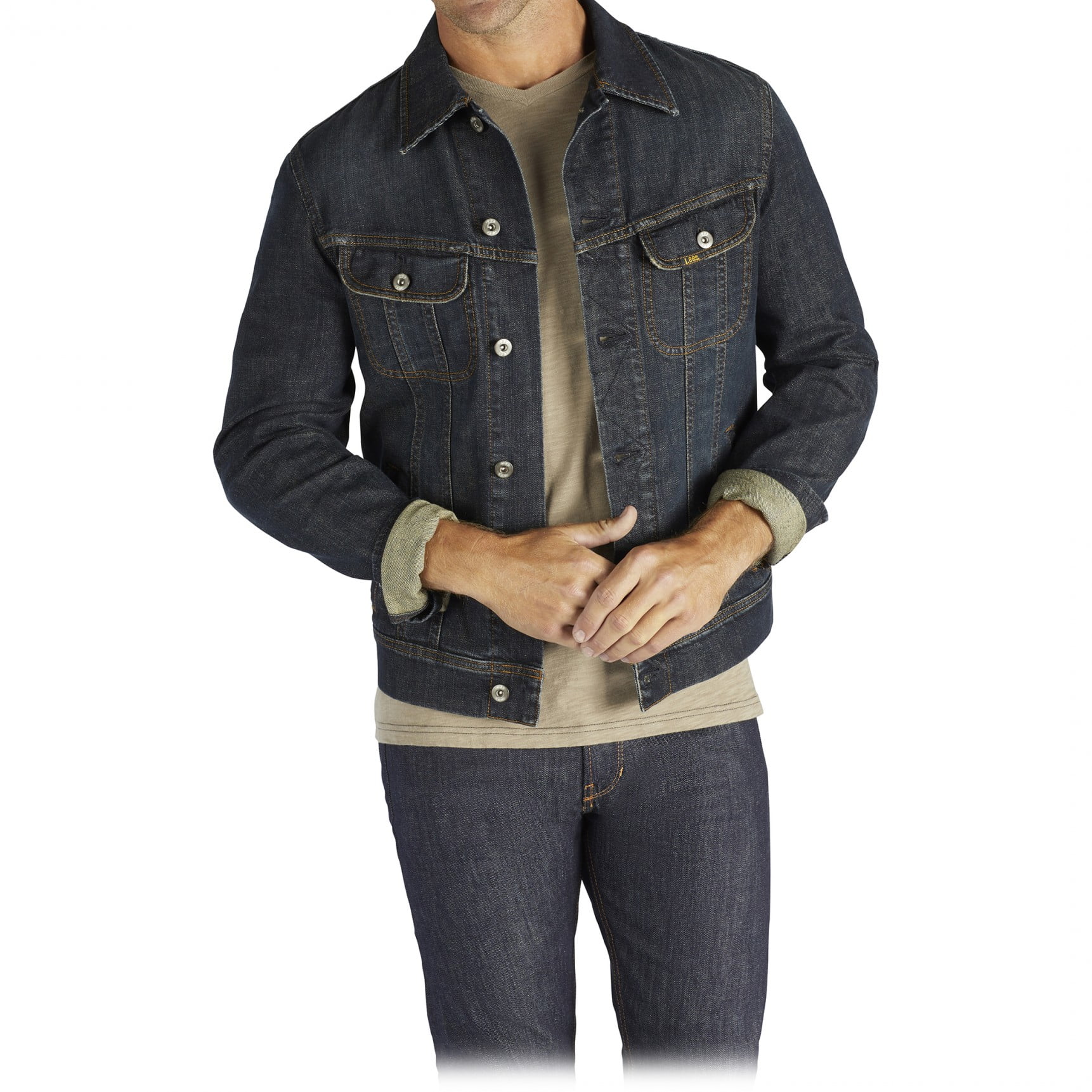 Lee denim hotsell jacket mens