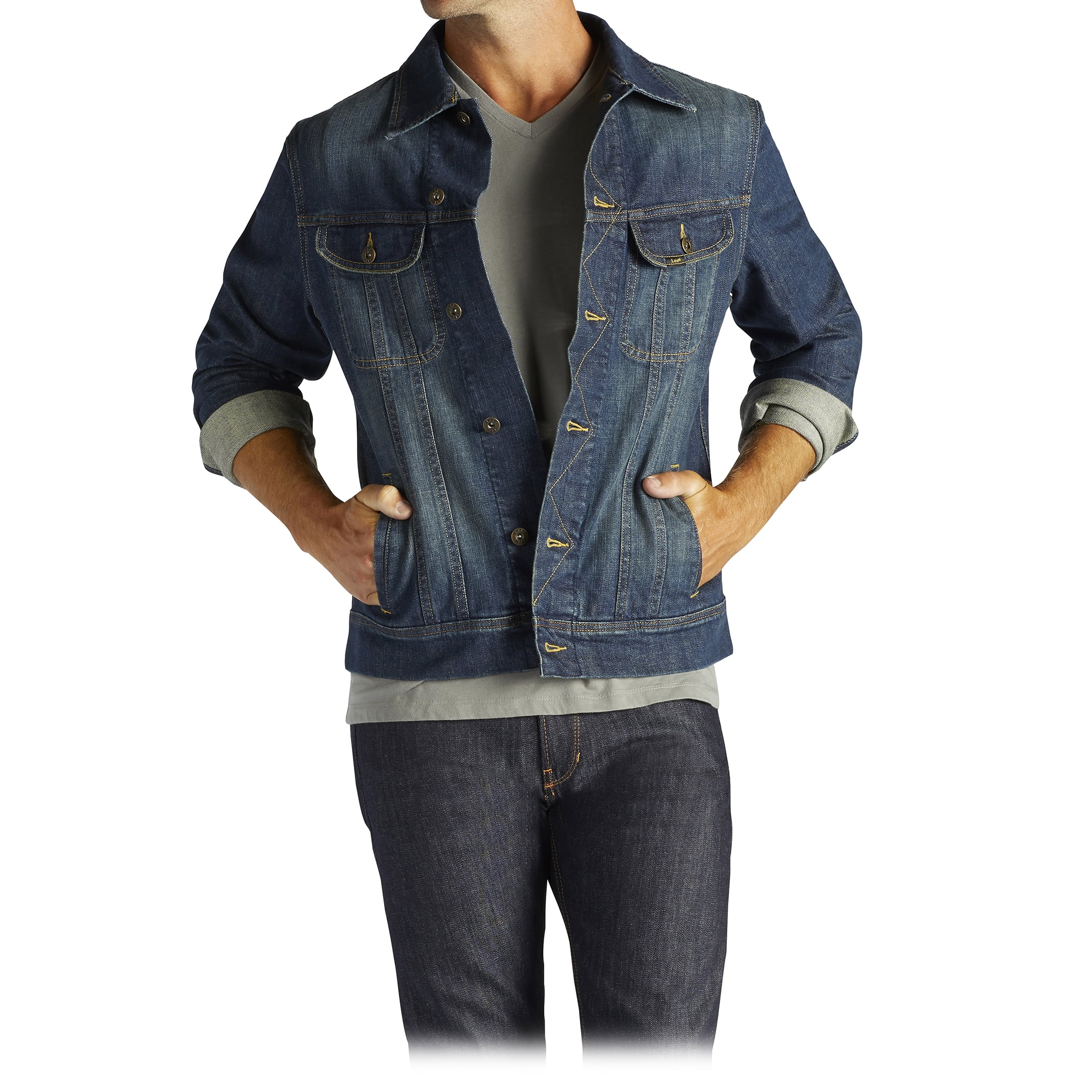 Lee Men's Classic American Denim Jacket - Walmart.com Lee Men's Classic American Denim Jacket - Walmart.com