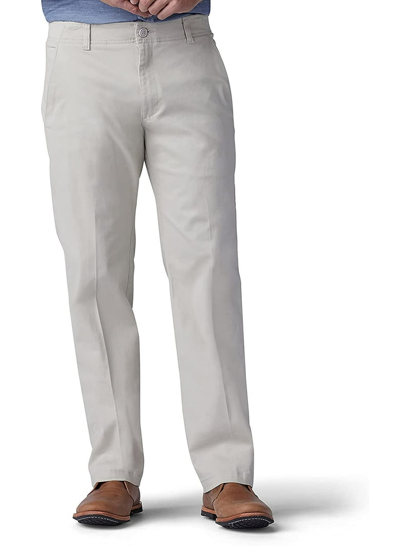Free Shipping! Lee Men's Extreme Comfort Straight Fit Flat Front