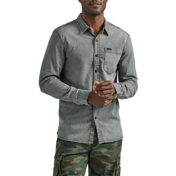 Lee® Men's Extreme Motion All Purpose Long Sleeve Denim Shirt